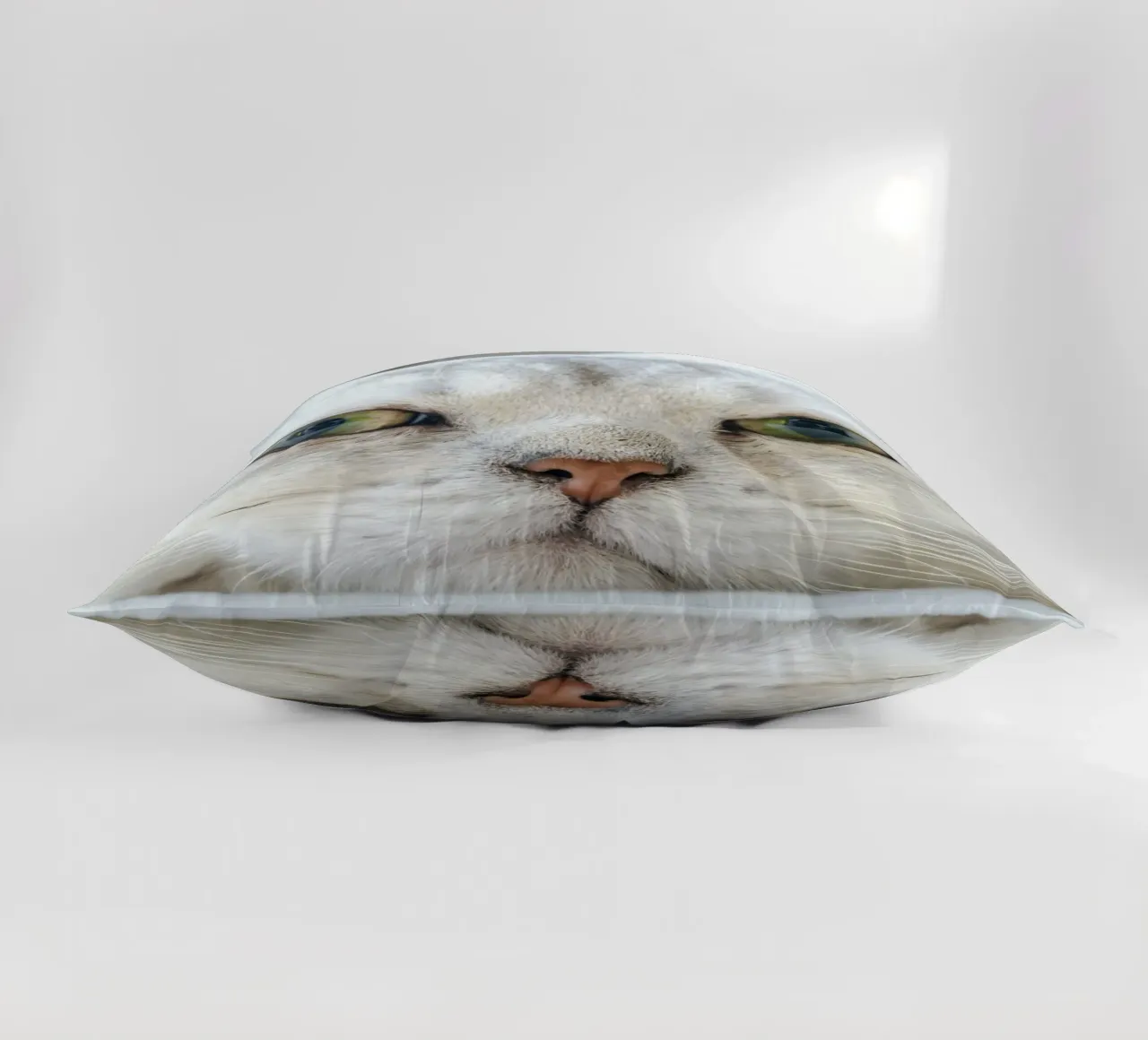 baffi gatto rilassato cuscino da animal story home