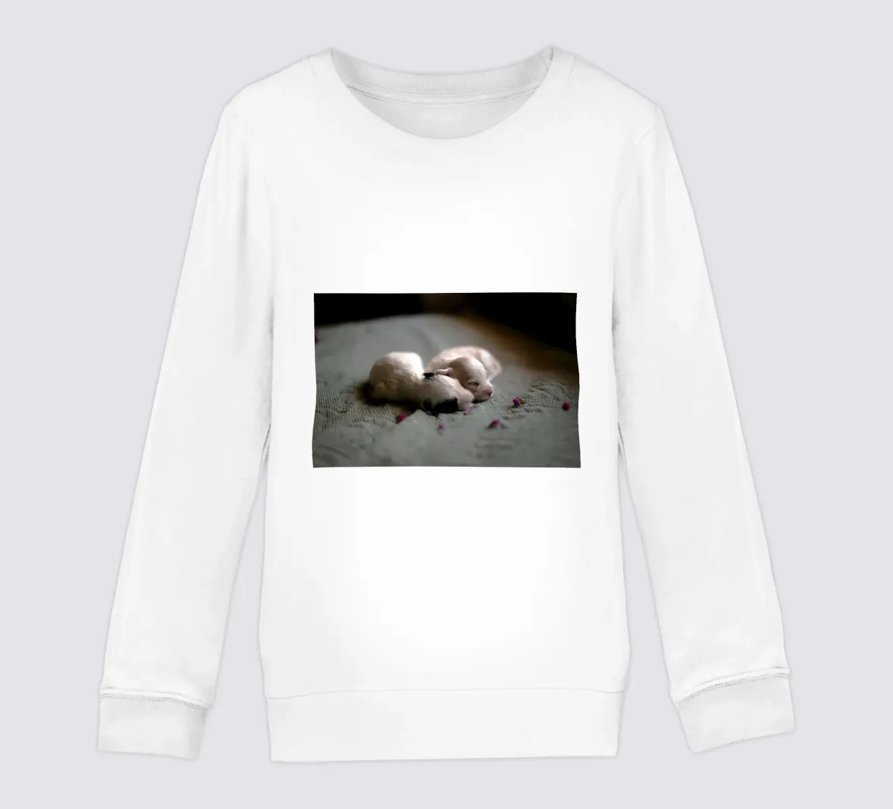 cuccioli appena nati che dormono felpa bambino da animal story home