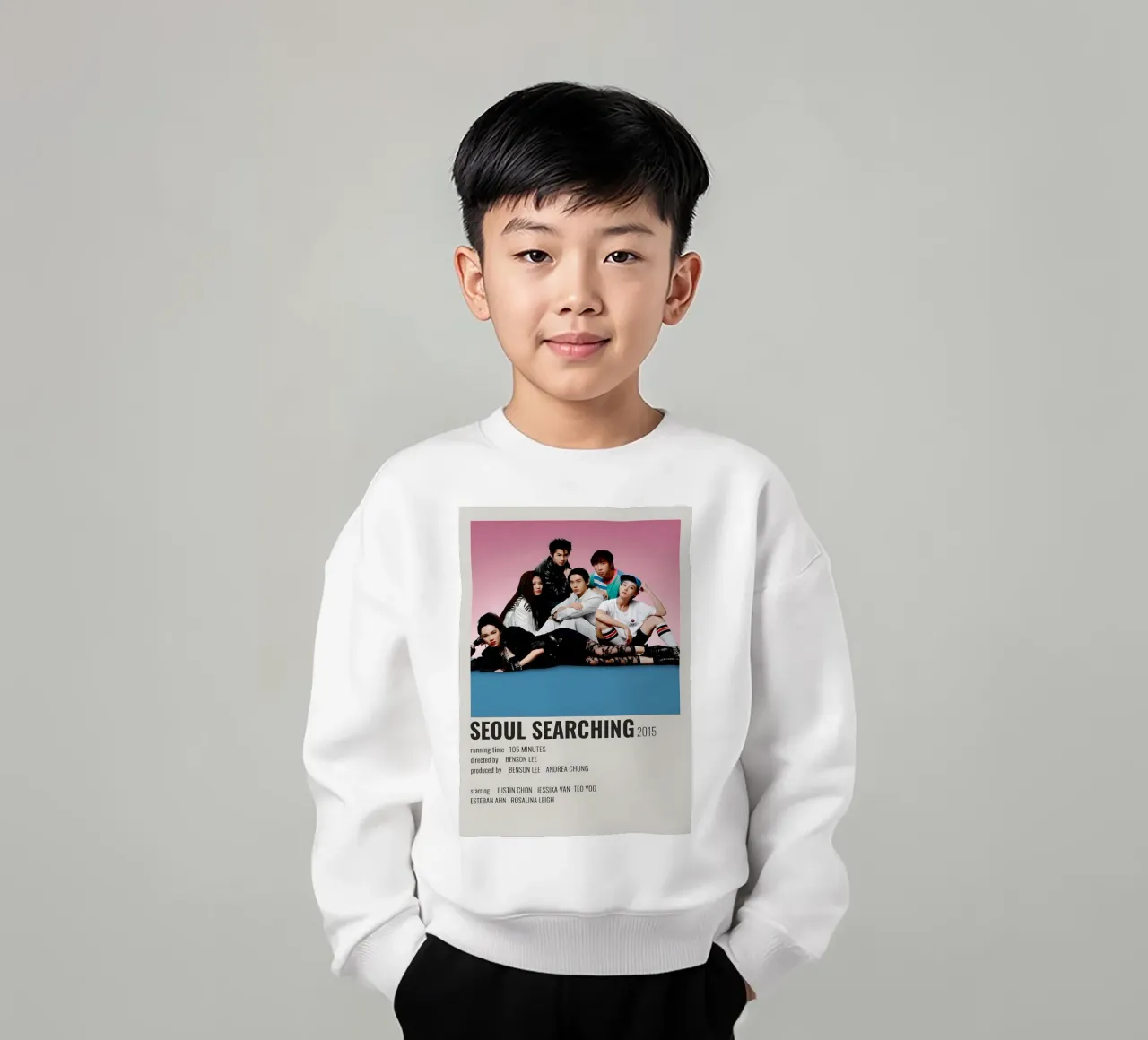SEOUL SEARCHING 2015 felpa bambino da MVFminimalist