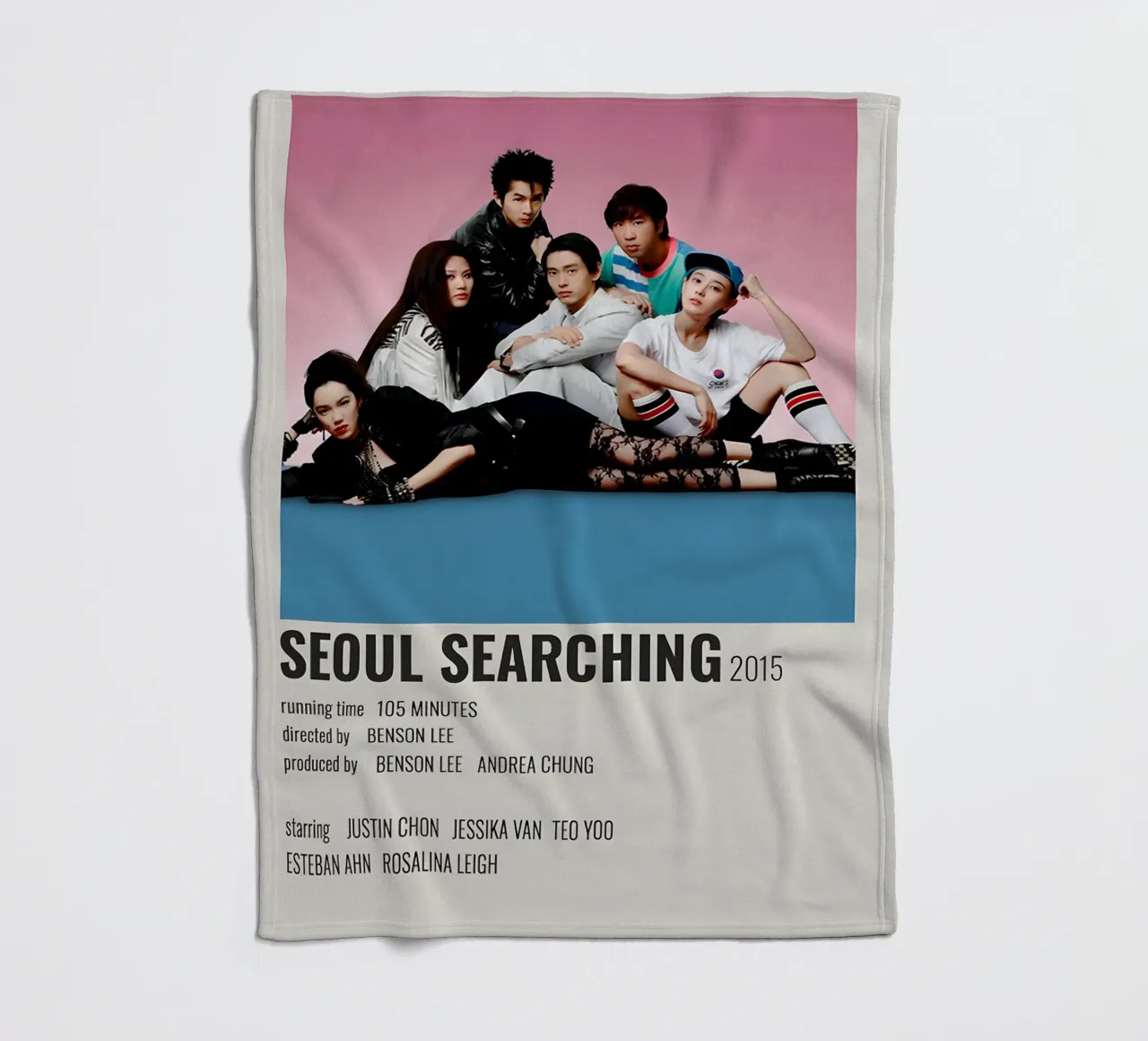 SEOUL SEARCHING 2015 coperta in pile da MVFminimalist