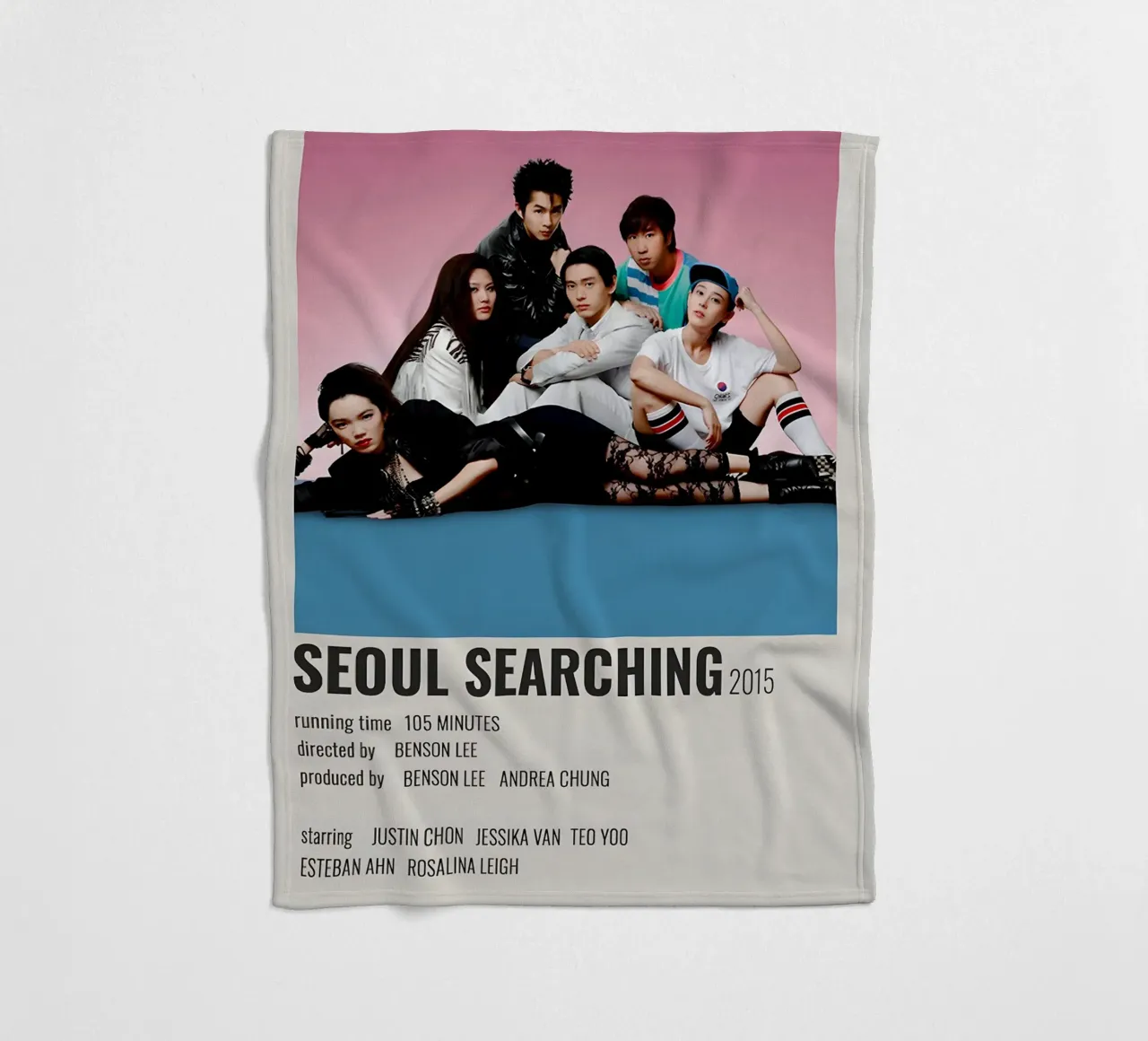 SEOUL SEARCHING 2015 coperta in pile da MVFminimalist