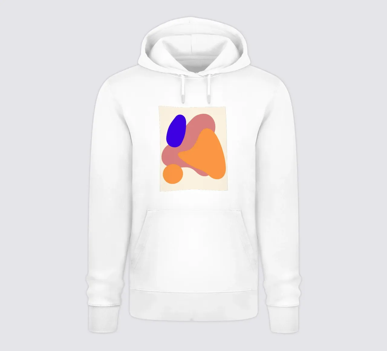 forme geometriche felpa con cappuccio da pastel color shape