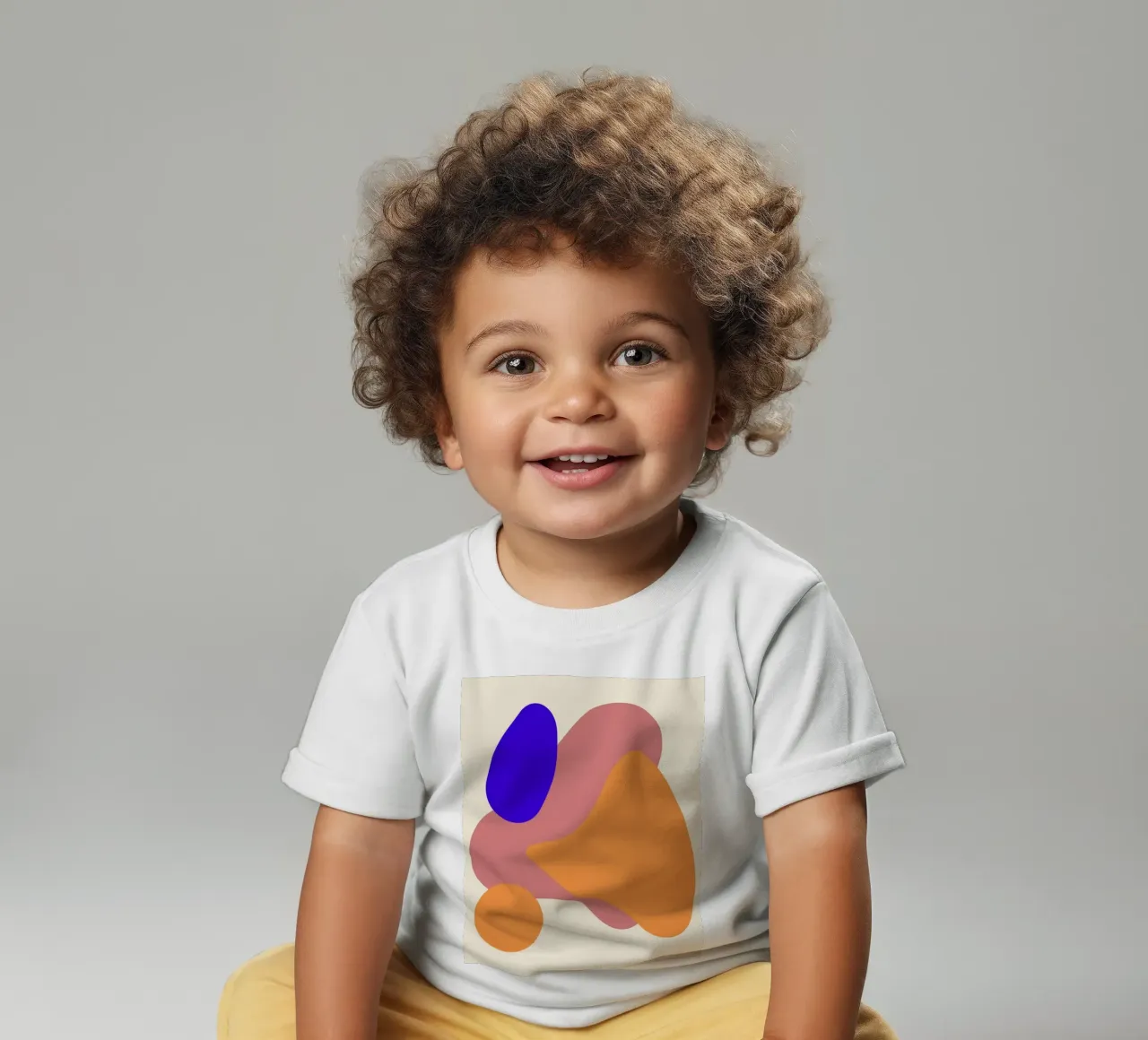 forme geometriche maglietta neonato da pastel color shape
