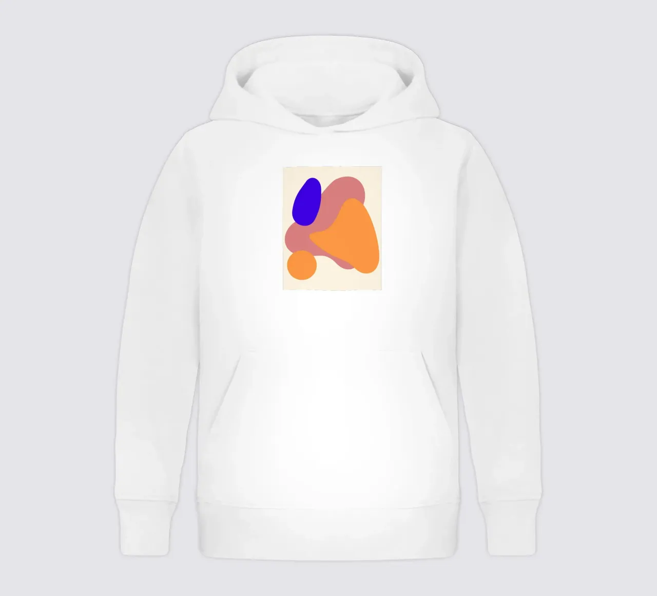 forme geometriche felpa bambino con cappuccio da pastel color shape