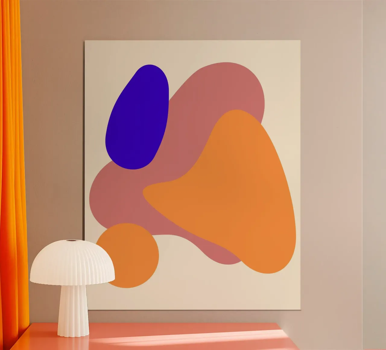 forme geometriche poster da pastel color shape