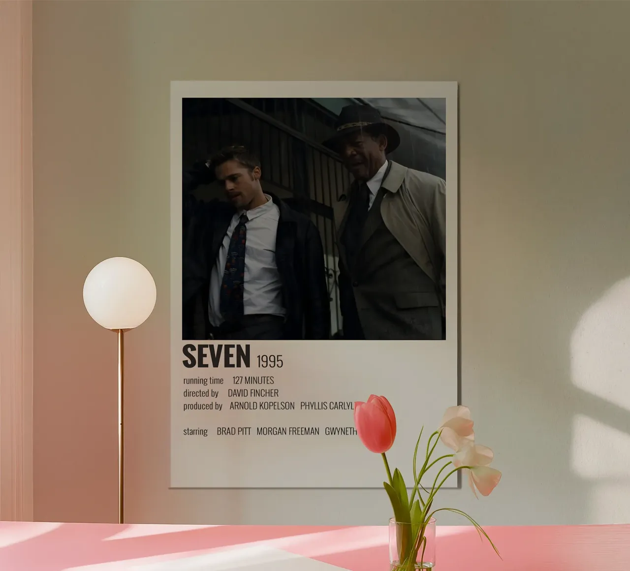 SEVEN 1995 poster con telaio in alluminio da MVFminimalist