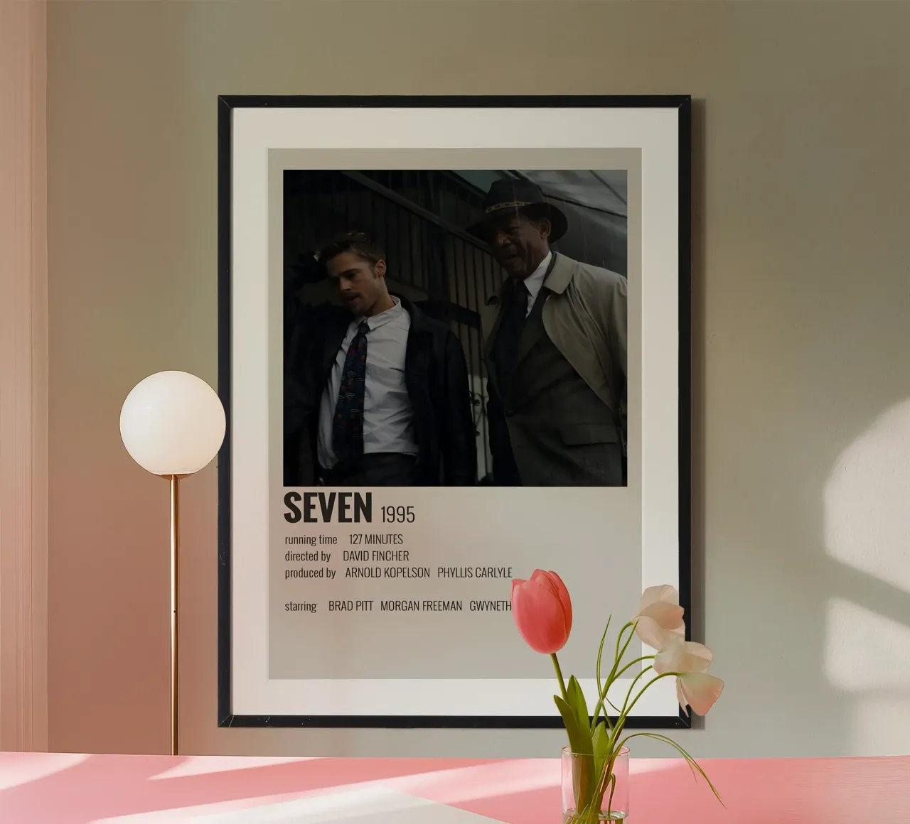 SEVEN 1995 poster con telaio in alluminio da MVFminimalist