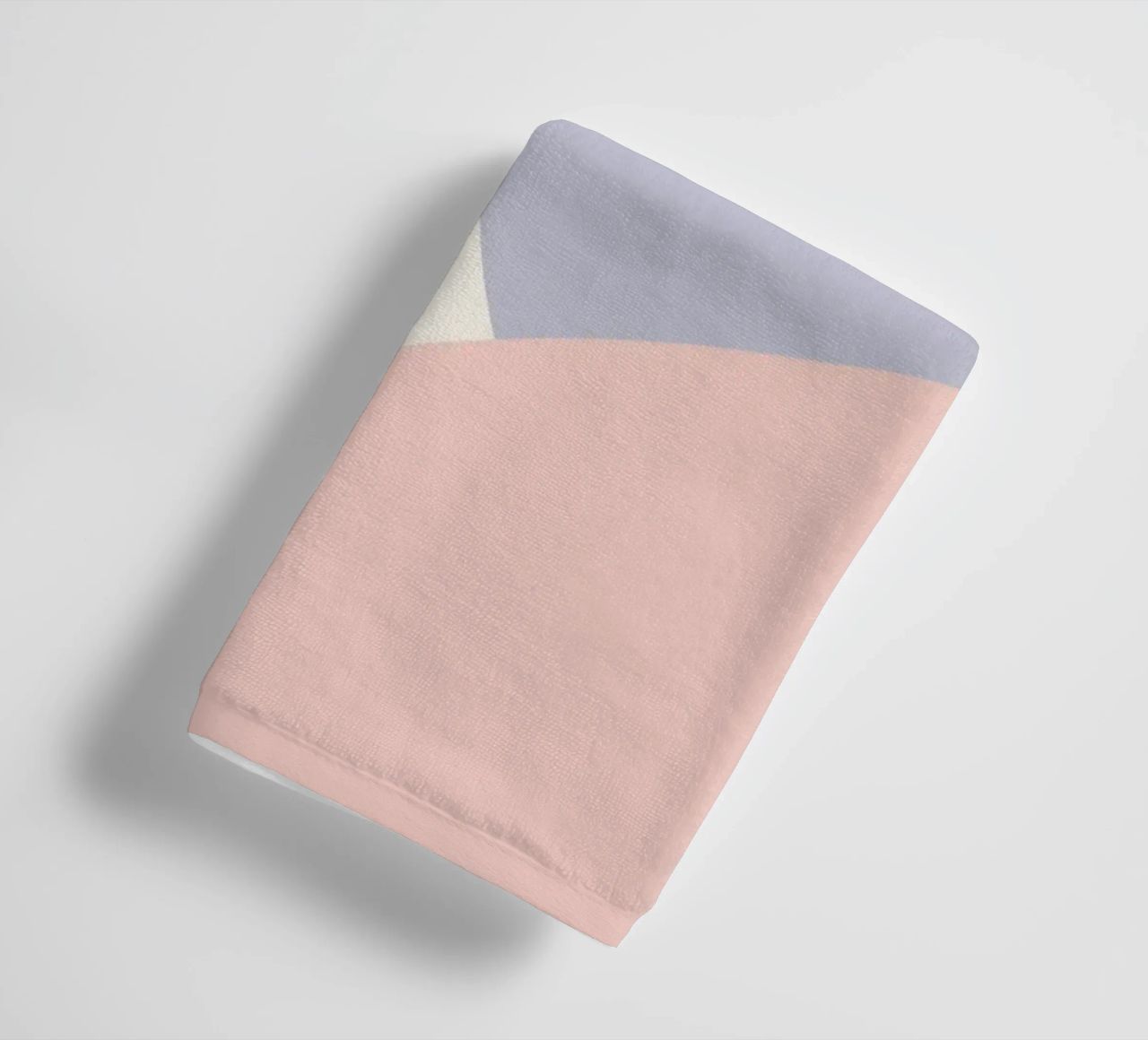 pastel circles overlapping towel by pastel color shape