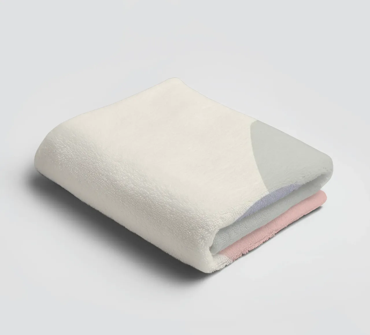 pastellfarbene Kreise, die sich überlappen Handtuch von pastel color shape