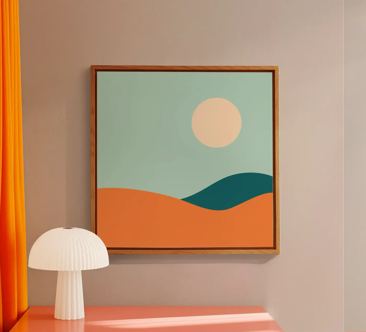 sunny sky plexiglass da pastel color shape