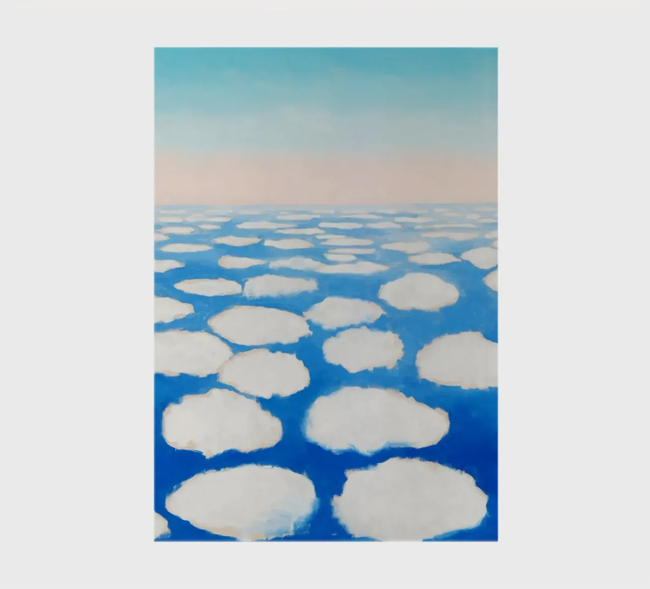 Above the Clouds by Georgia O’Keeffe notebook by Classic Art Prints