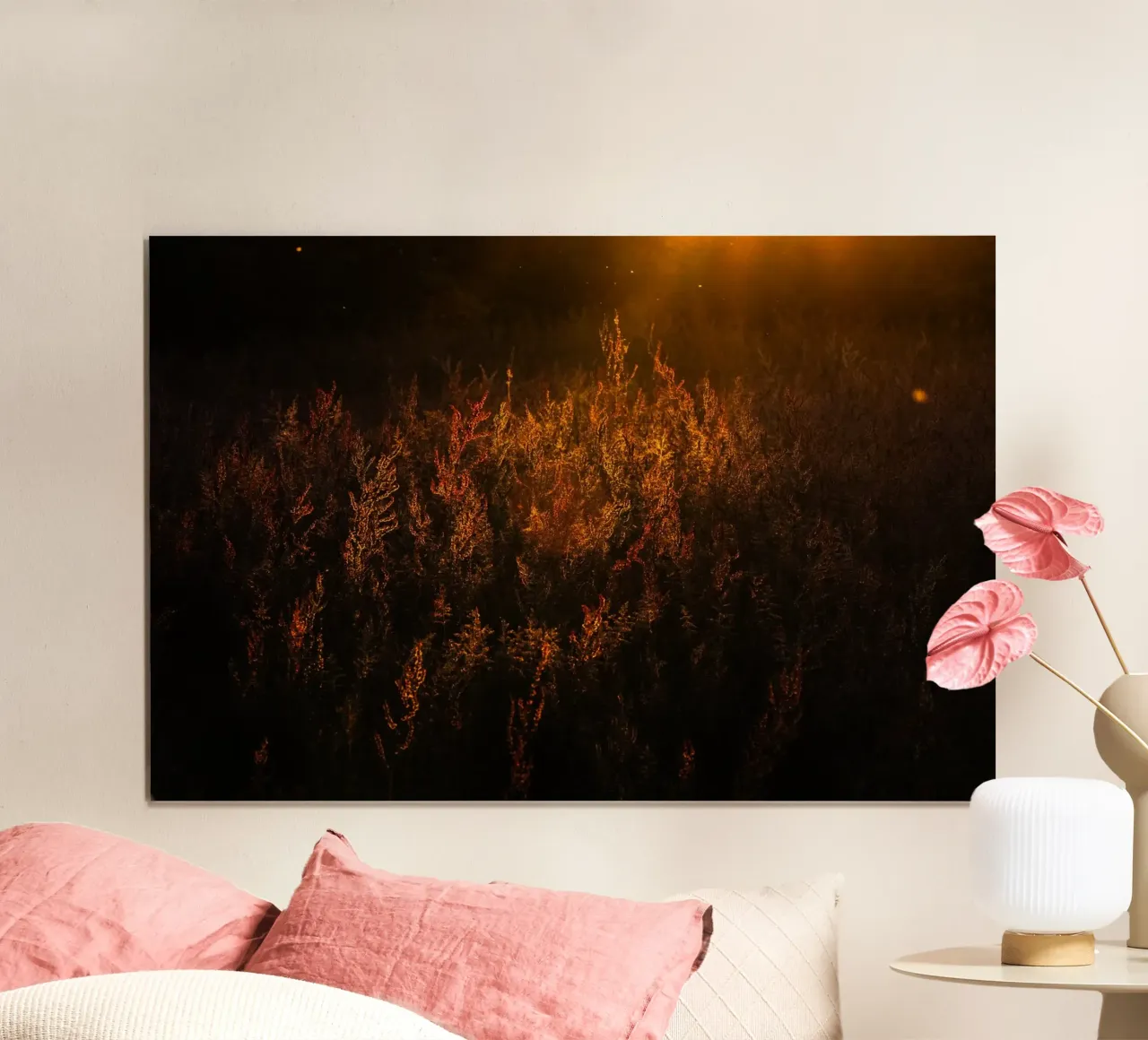Last Light poster with wooden frame by OUTSIDE ONLY