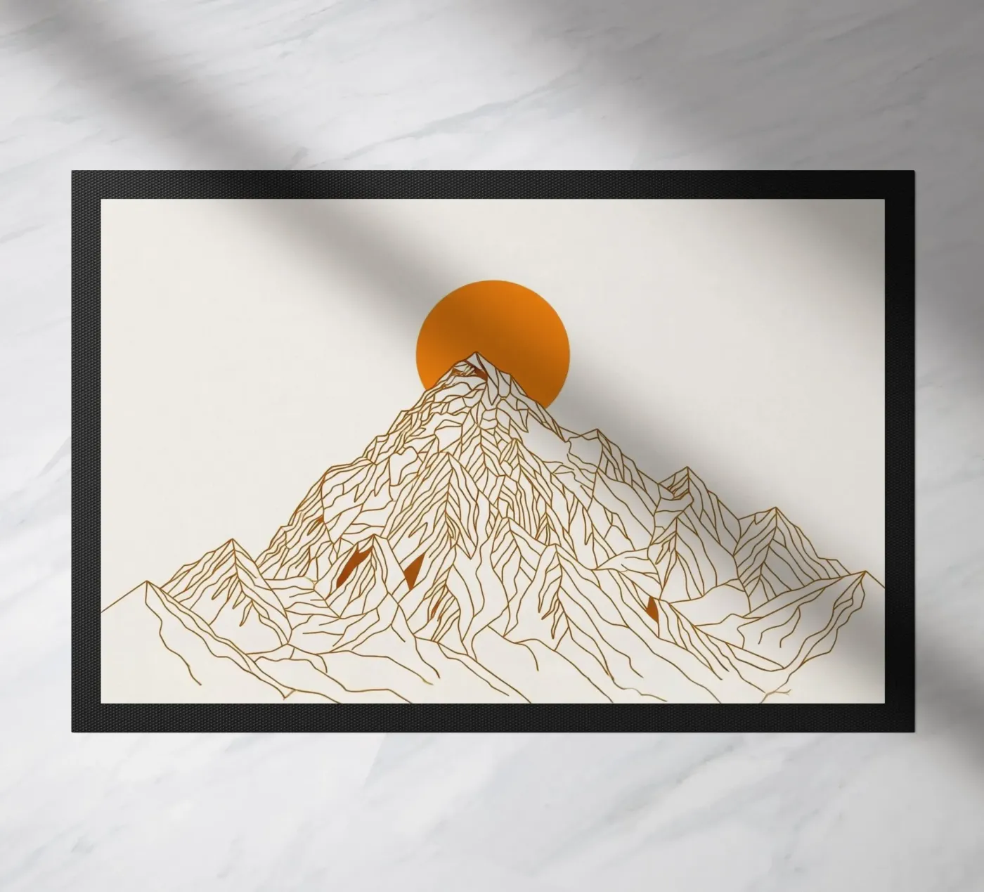 Alpine Glow Fußmatte von ZEN VACATION