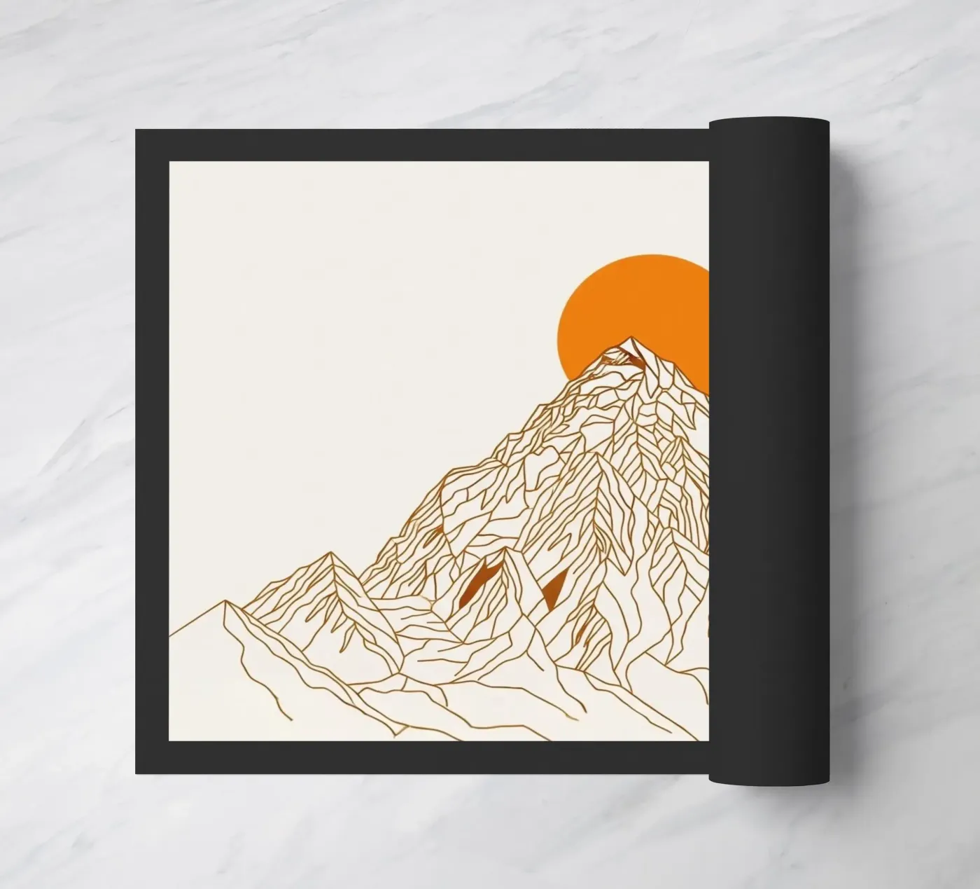 Alpine Glow Fußmatte von ZEN VACATION