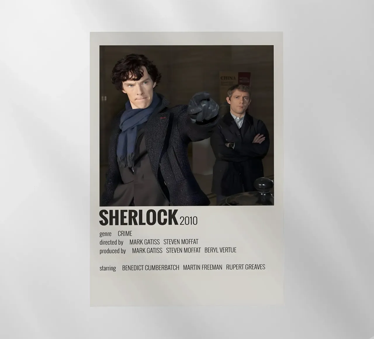 SHERLOCK 2010 pellicola backlit da MVFminimalist