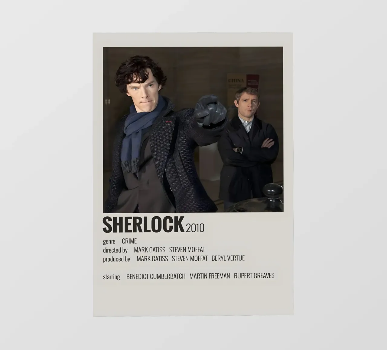 SHERLOCK 2010 pellicola backlit da MVFminimalist