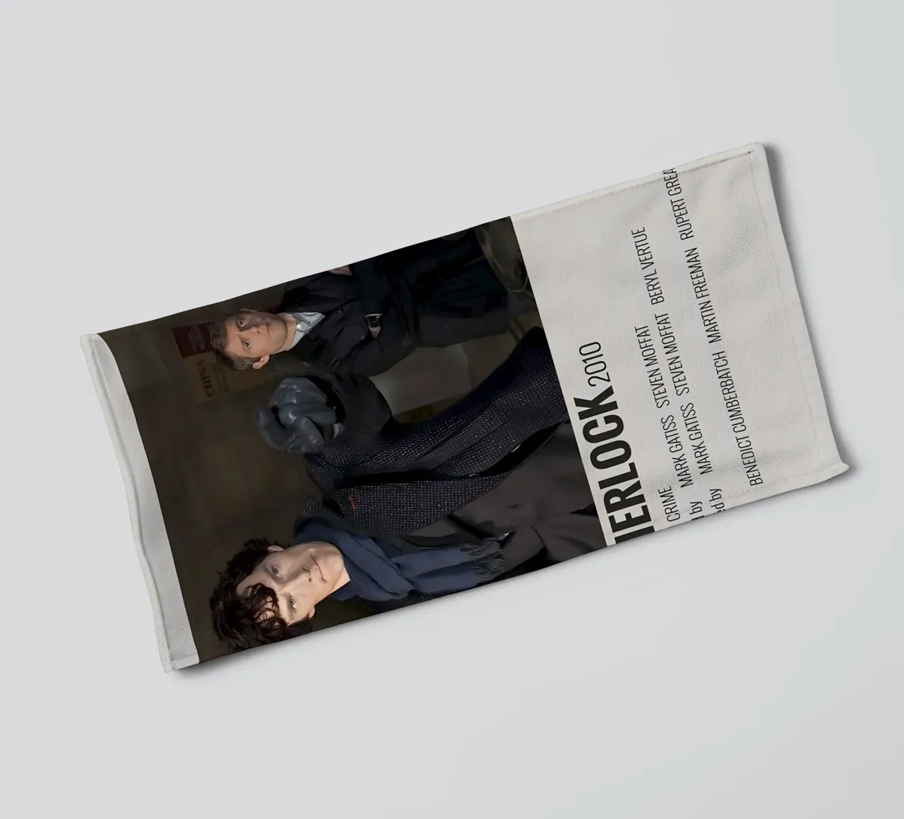 SHERLOCK 2010 asciugamano da bagno da MVFminimalist
