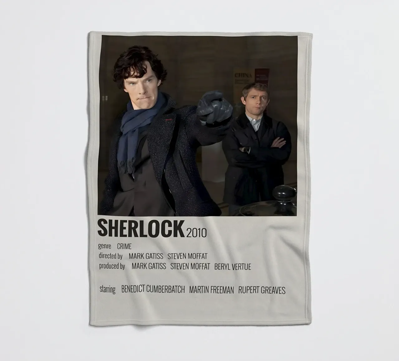 SHERLOCK 2010 coperta in pile da MVFminimalist
