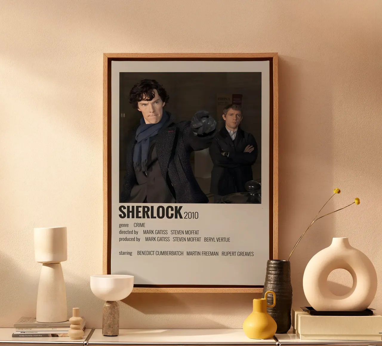 SHERLOCK 2010 tela da MVFminimalist