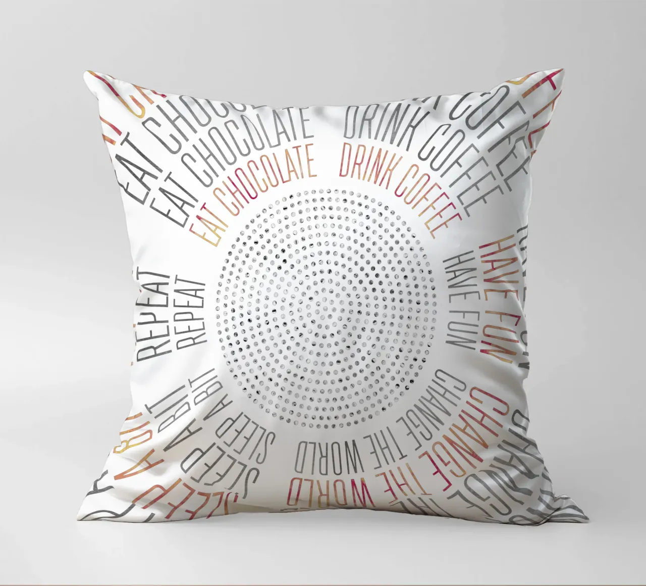 GRAPHIC ART Life Circles cuscino da Melanie Viola