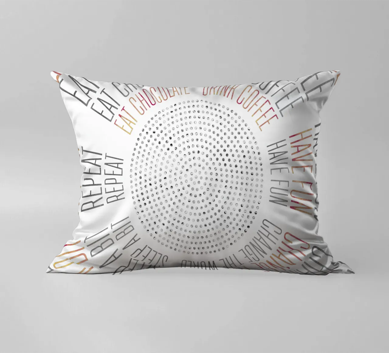 GRAPHIC ART Life Circles cuscino da Melanie Viola