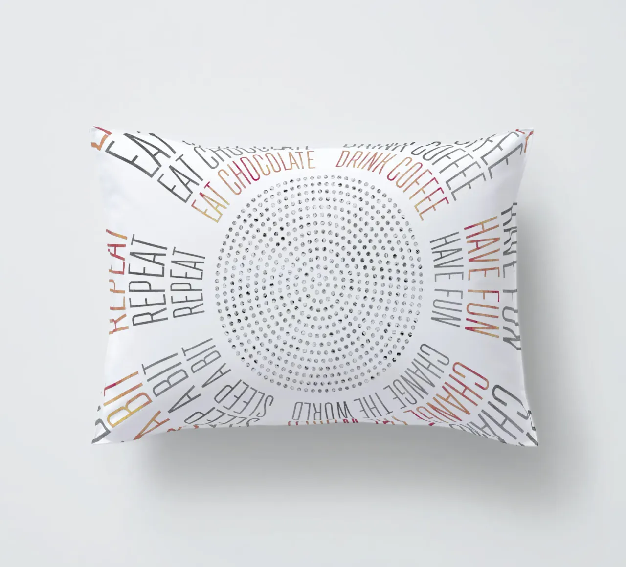 GRAPHIC ART Life Circles cuscino da Melanie Viola