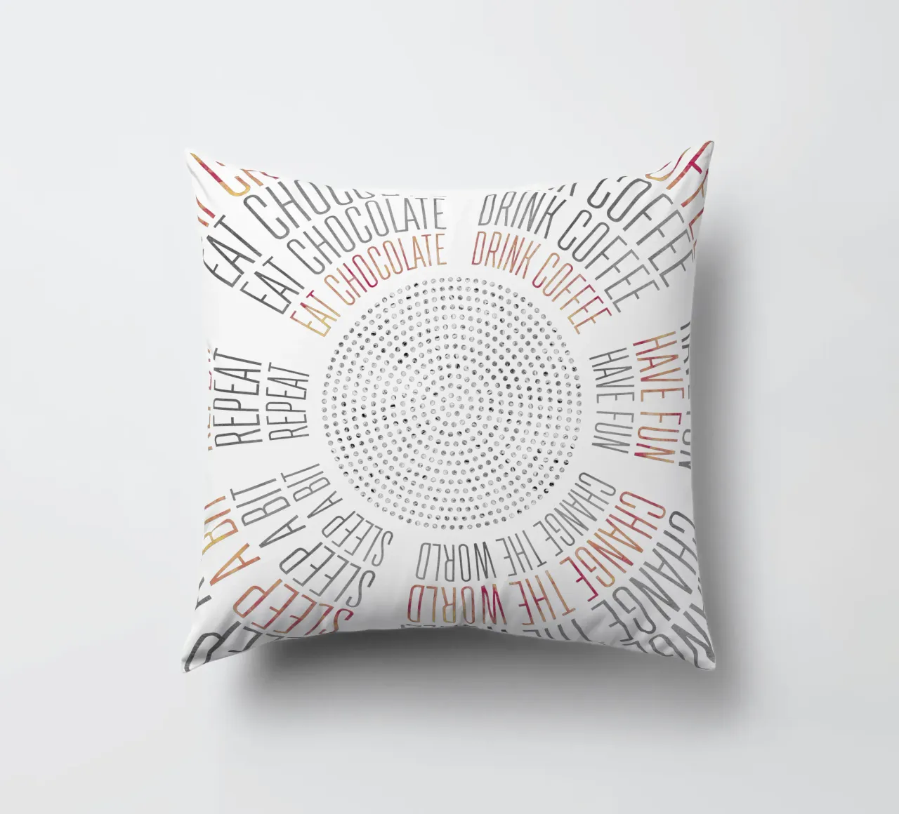 GRAPHIC ART Life Circles cuscino da Melanie Viola
