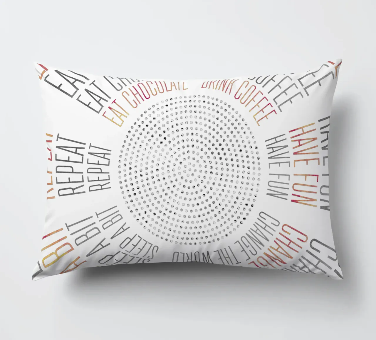 GRAPHIC ART Life Circles cuscino da Melanie Viola