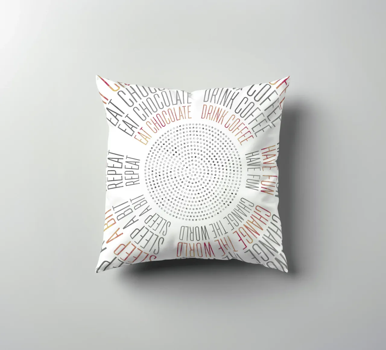 GRAPHIC ART Life Circles cuscino da Melanie Viola
