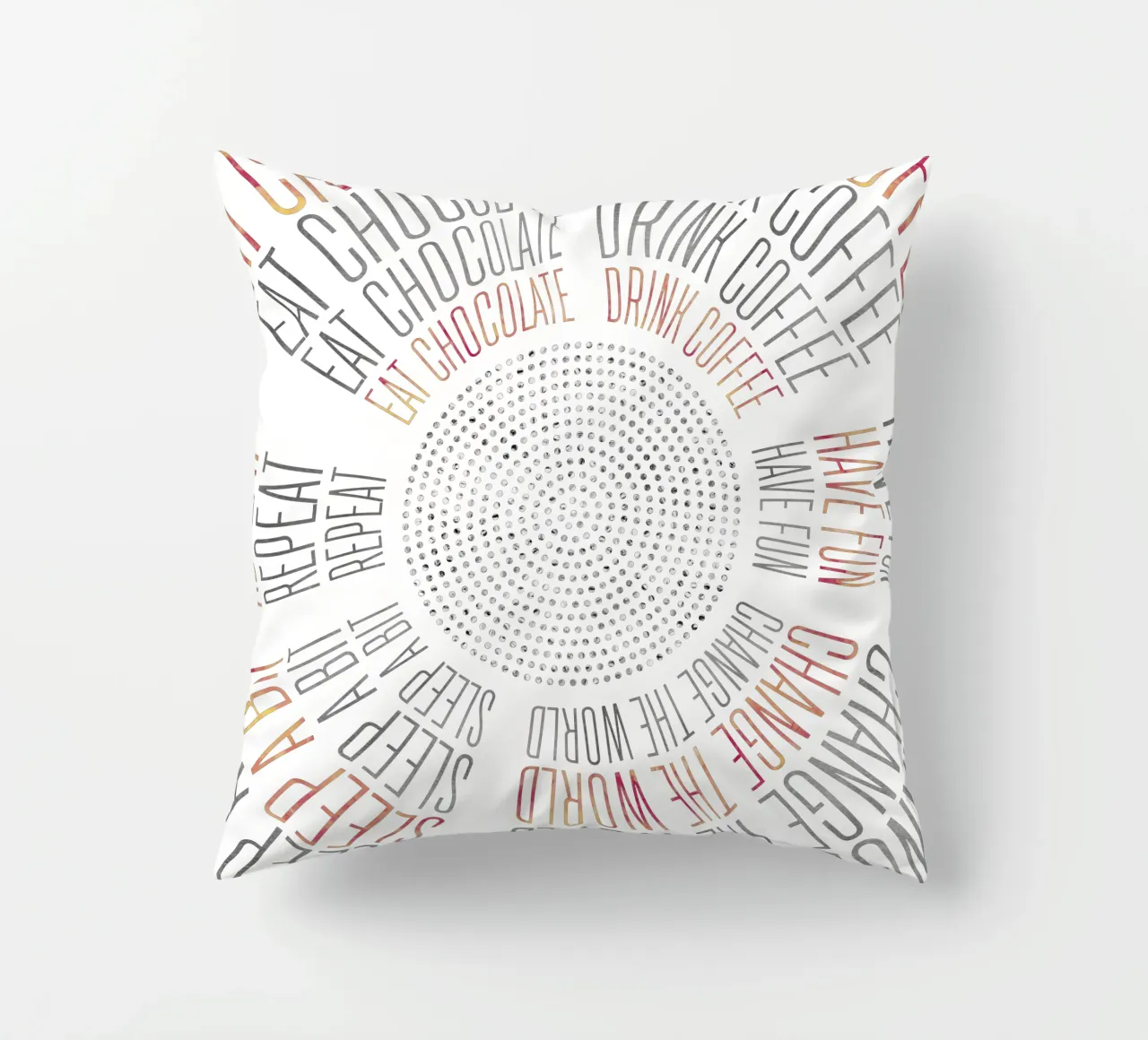 GRAPHIC ART Life Circles cuscino da Melanie Viola