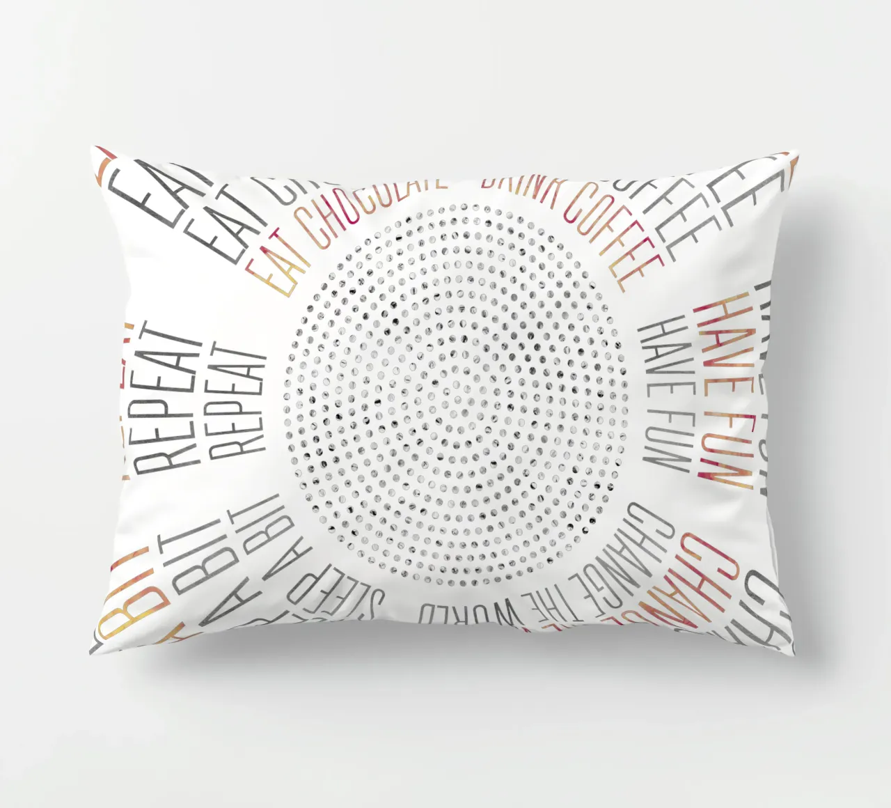 GRAPHIC ART Life Circles cuscino da Melanie Viola