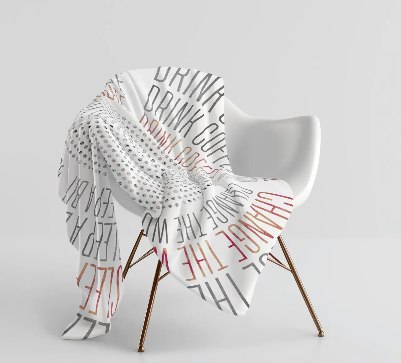 GRAPHIC ART Life Circles coperta in pile da Melanie Viola