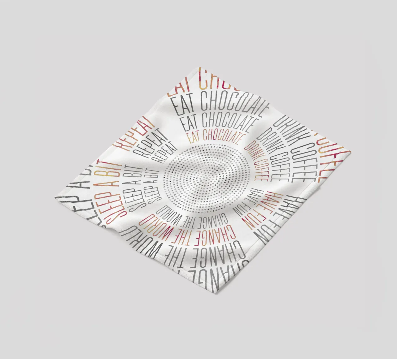GRAPHIC ART Life Circles coperta in pile da Melanie Viola