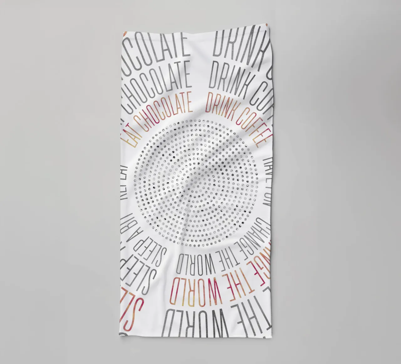GRAPHIC ART Life Circles asciugamano da bagno da Melanie Viola
