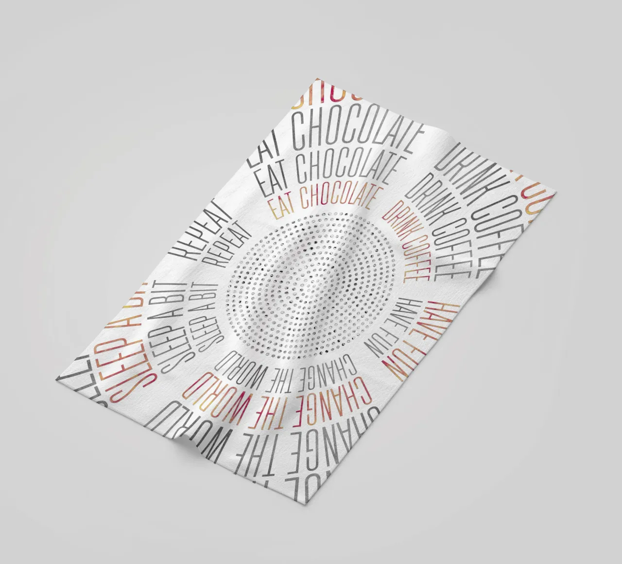 GRAPHIC ART Life Circles telo mare da Melanie Viola