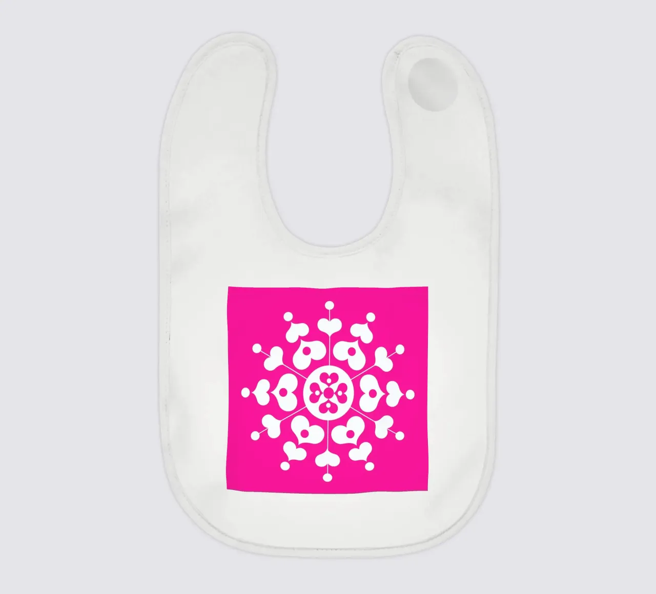 Schneeflocke Babylätzchen von Bo Lundberg