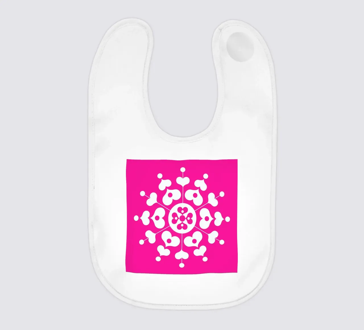 Schneeflocke Babylätzchen von Bo Lundberg