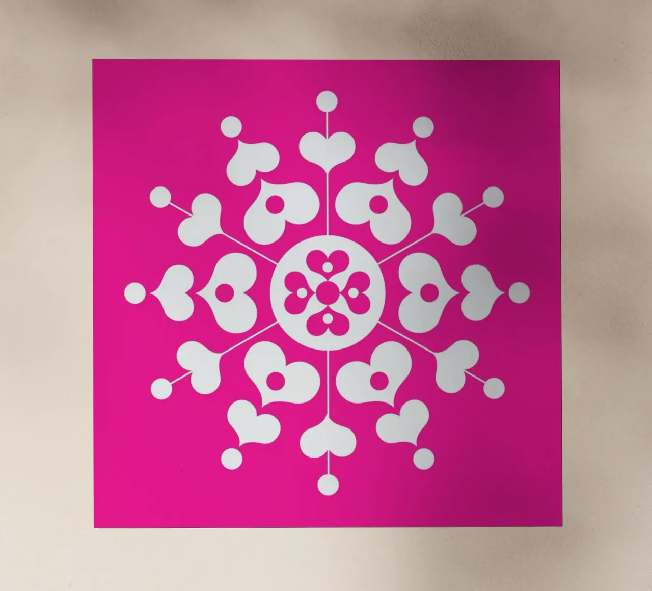 Snowflake pellicola backlit da Bo Lundberg