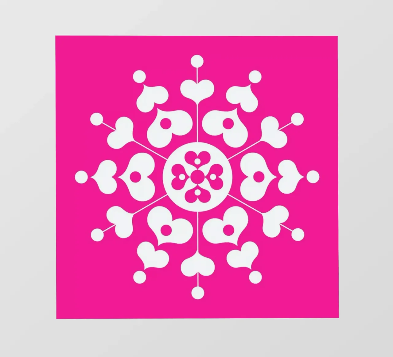 Snowflake pellicola backlit da Bo Lundberg