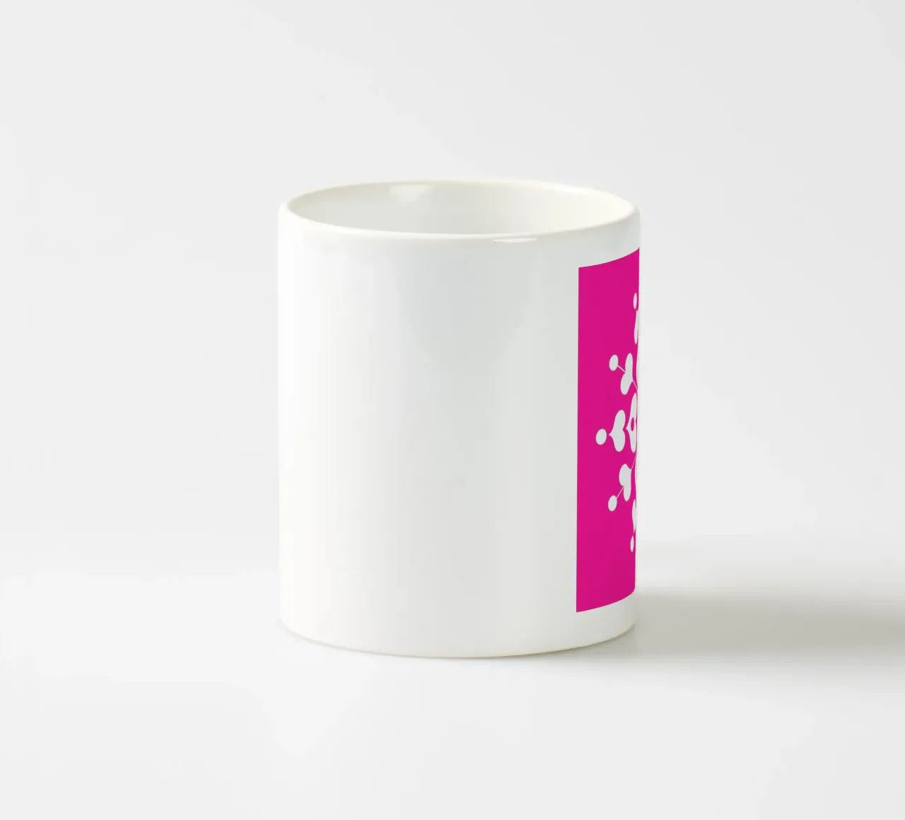 Snowflake ceramic mug by Bo Lundberg