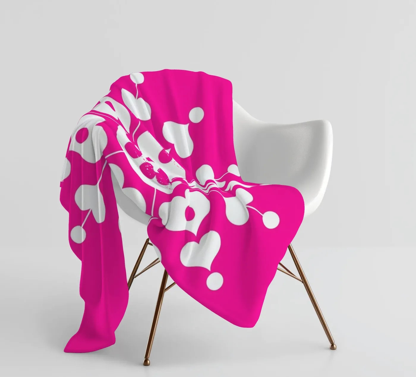 Flocon de neige plaid polaire de Bo Lundberg