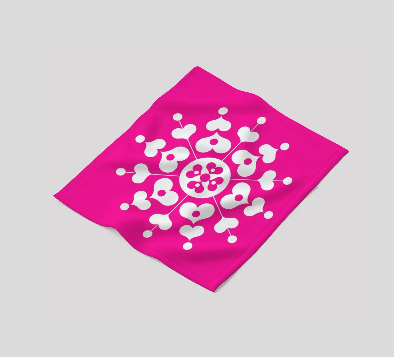 Snowflake fleecedeken van Bo Lundberg