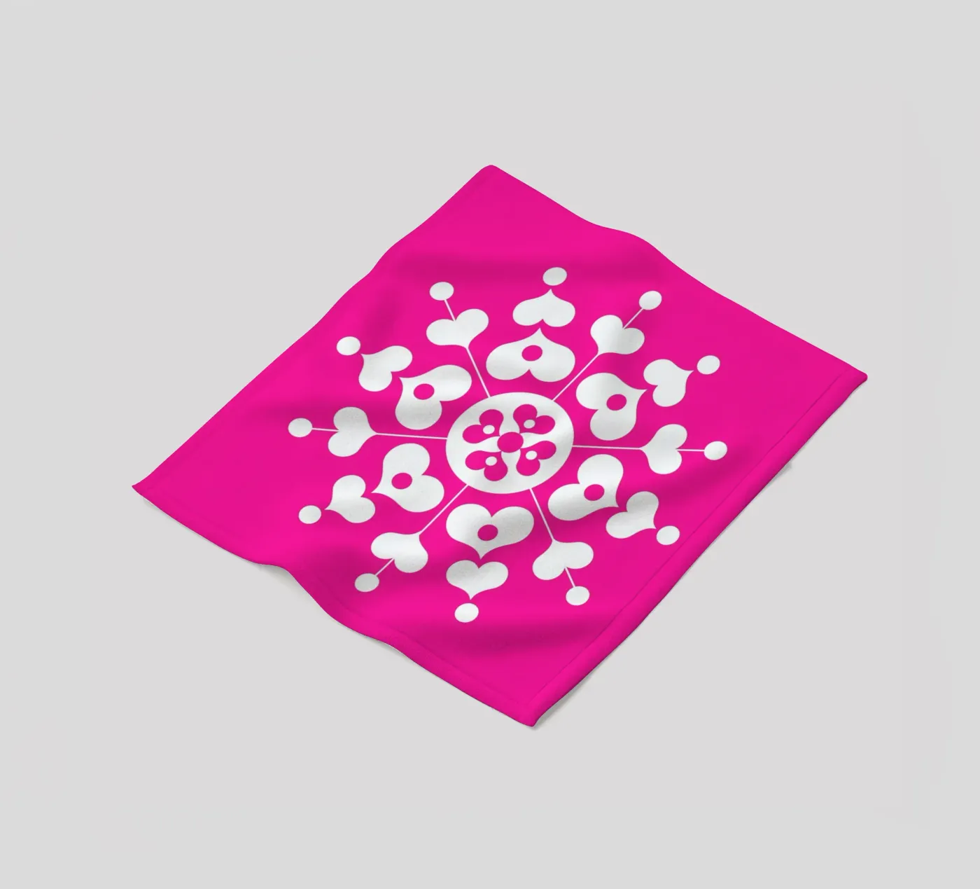 Flocon de neige plaid polaire de Bo Lundberg