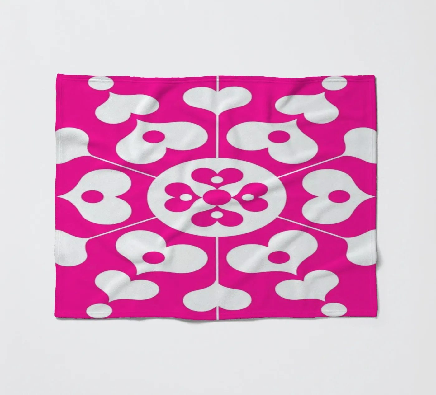 Flocon de neige plaid polaire de Bo Lundberg