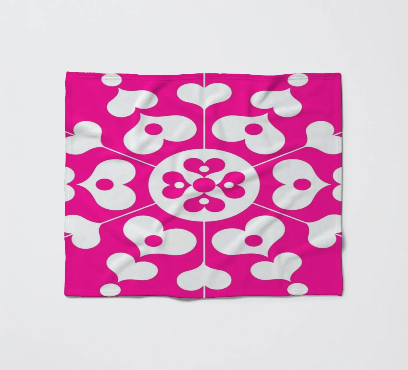 Flocon de neige plaid polaire de Bo Lundberg