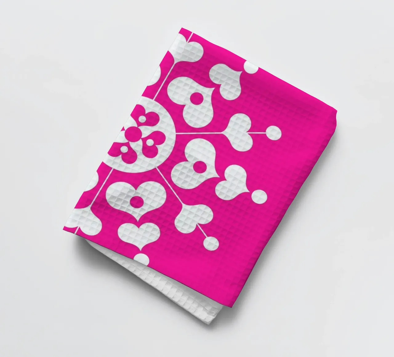 Snowflake tea towel by Bo Lundberg