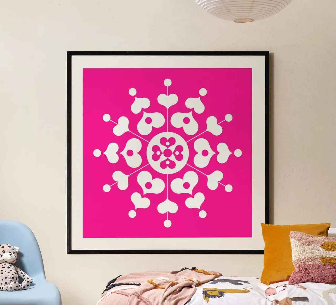 Snowflake poster by Bo Lundberg