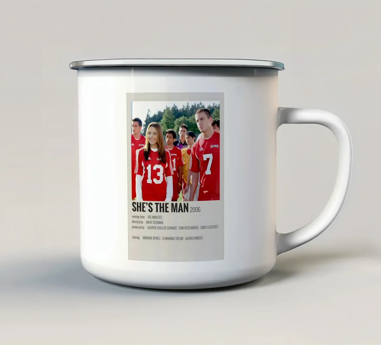 SHE'S THE MAN 2006 tazza in smalto da MVFminimalist