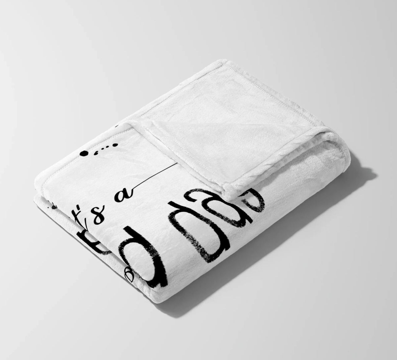 TEXT ART It is a good day to be happy coperta in pile da Melanie Viola