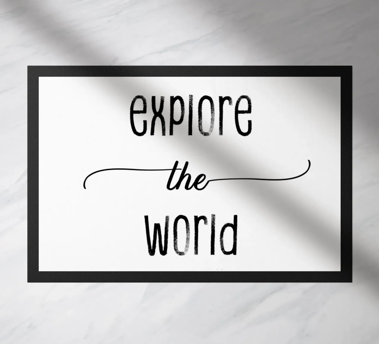 TEXT ART Explore the world zerbino da Melanie Viola
